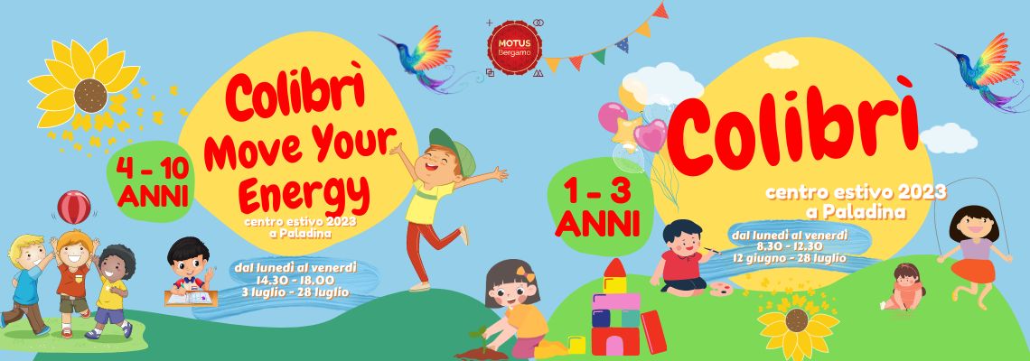 Fai volare i tuoi figli col nostro “Colibrì”